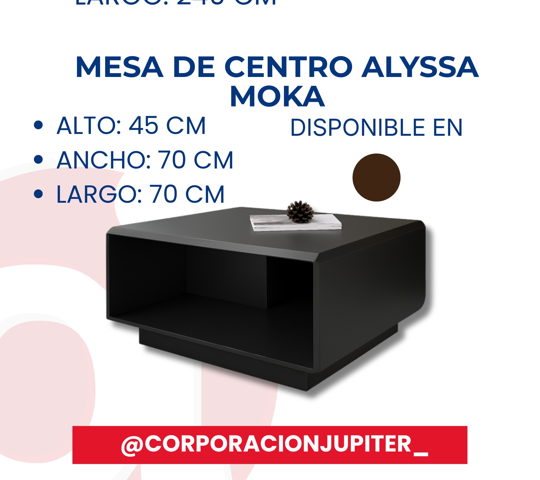 Mesa De Centro Alyssa Moka