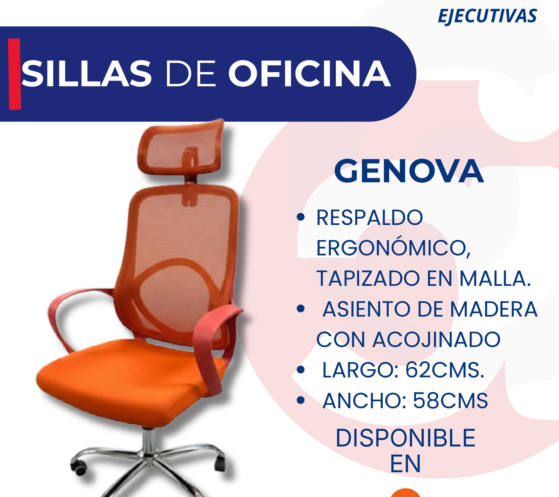 Silla Ejecutiva Genova