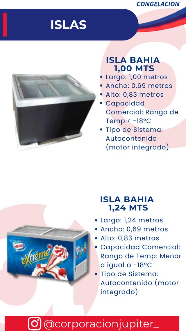 Isla Bahia 1,00 Mts / Isla Bahia 1,24 Mts