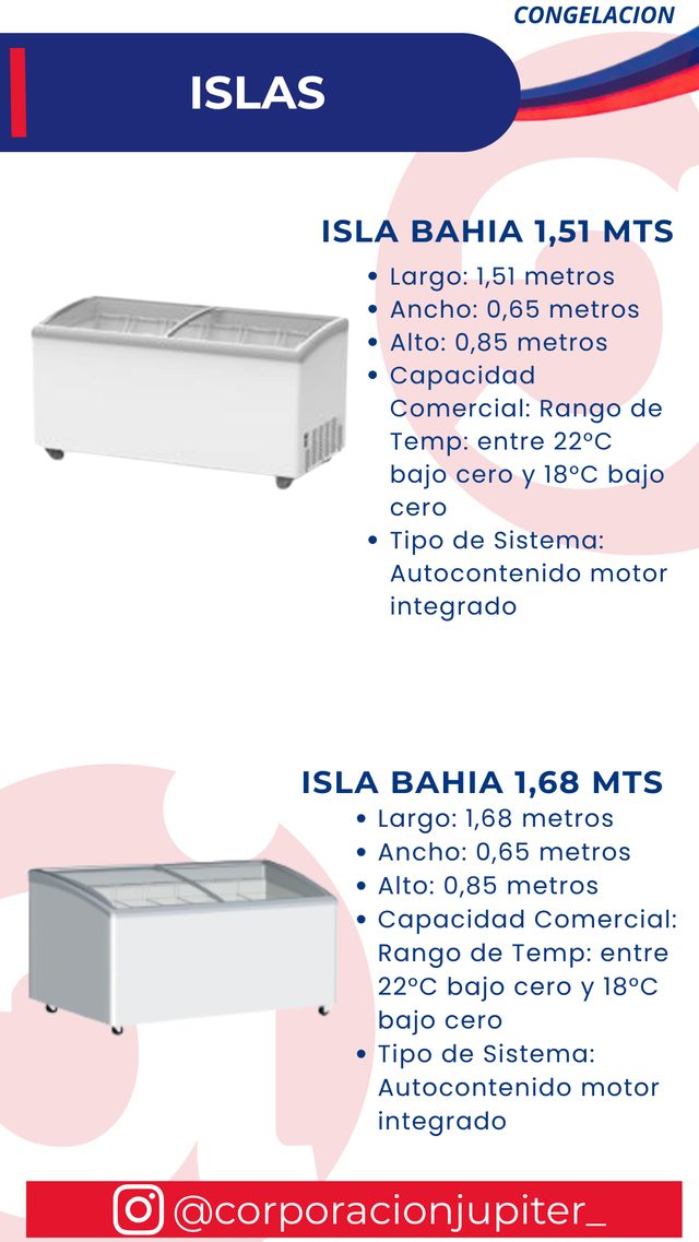 Isla Bahia 1,51 Mts / Isla Bahia 1,68 Mts