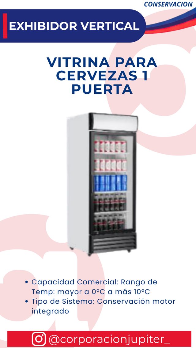 Vitrina para Cervezas 1 Puerta