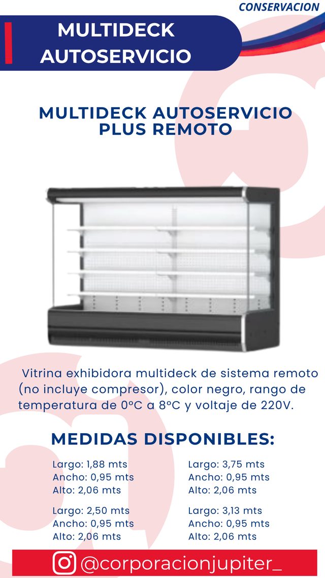 Multideck Autoservicio Plus Remoto